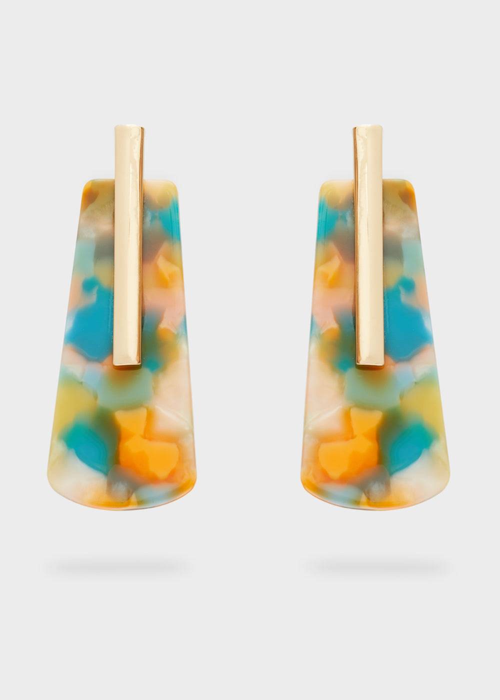 Nalí DIANA EARRINGS IN RESIN + COLORS Vendita Economica