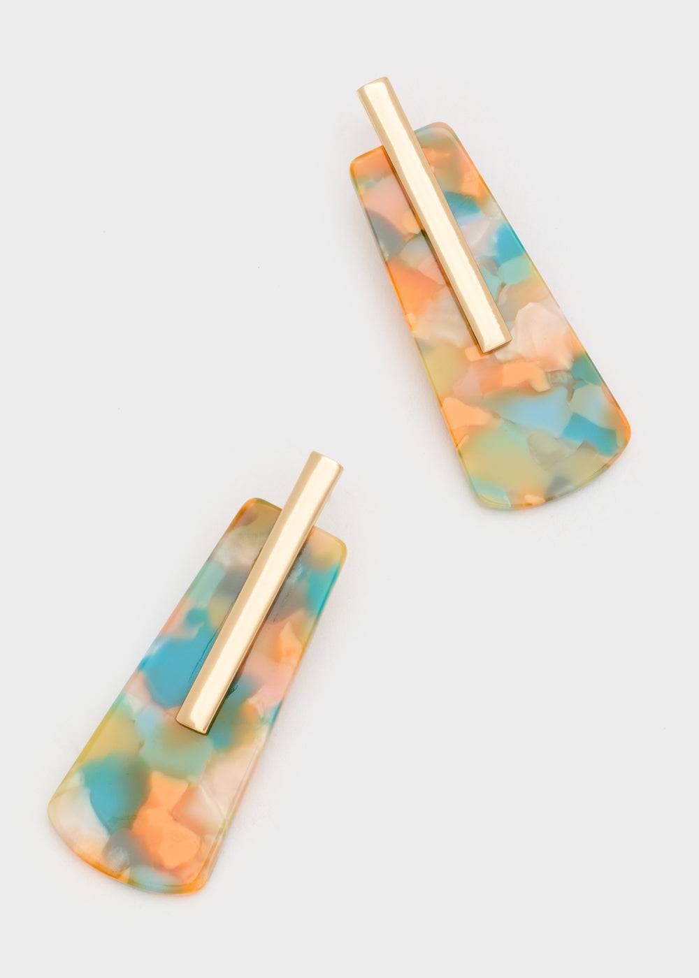 Nalí DIANA EARRINGS IN RESIN + COLORS Vendita Economica