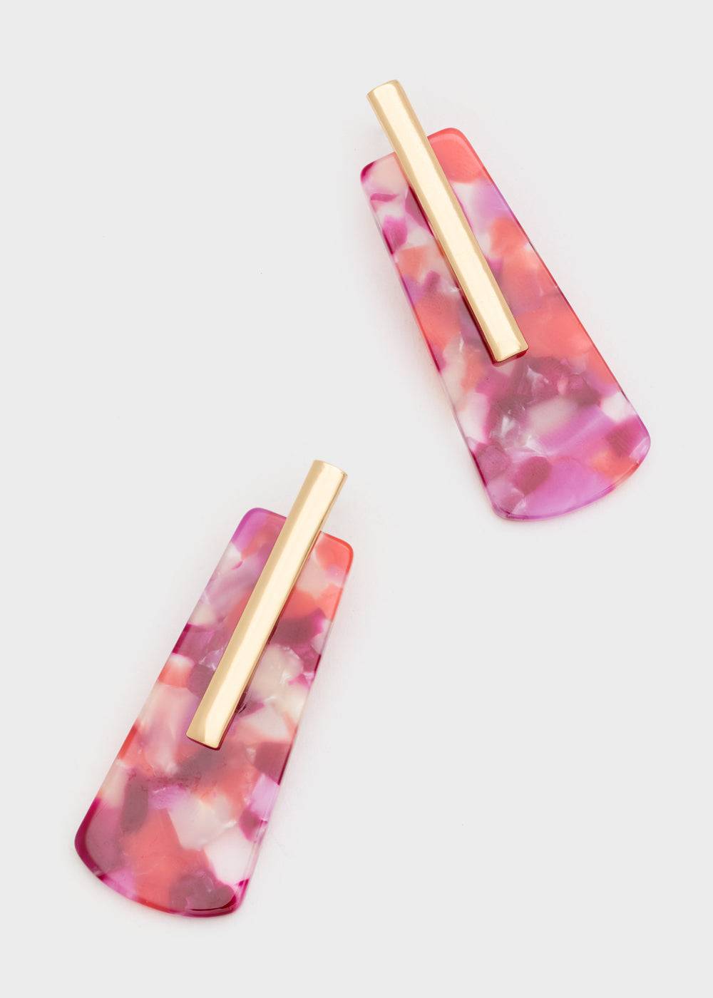 Nalí DIANA EARRINGS IN RESIN + COLORS Vendita Economica