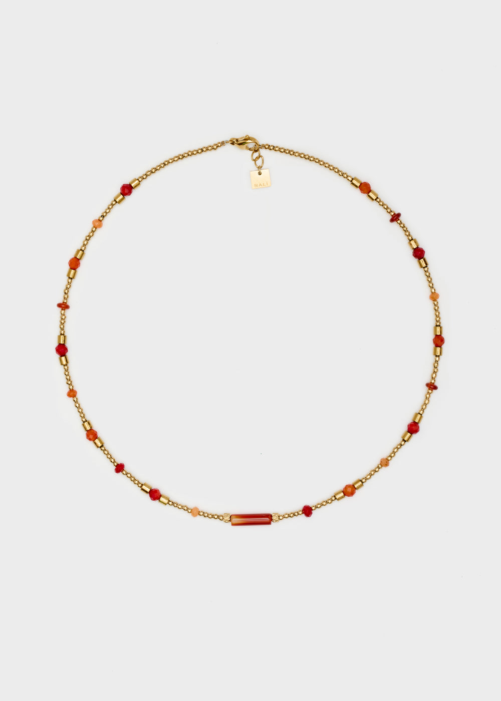 Nalí JOSY S.STEEL NECKLACE W/STONES + COLORS In Saldo