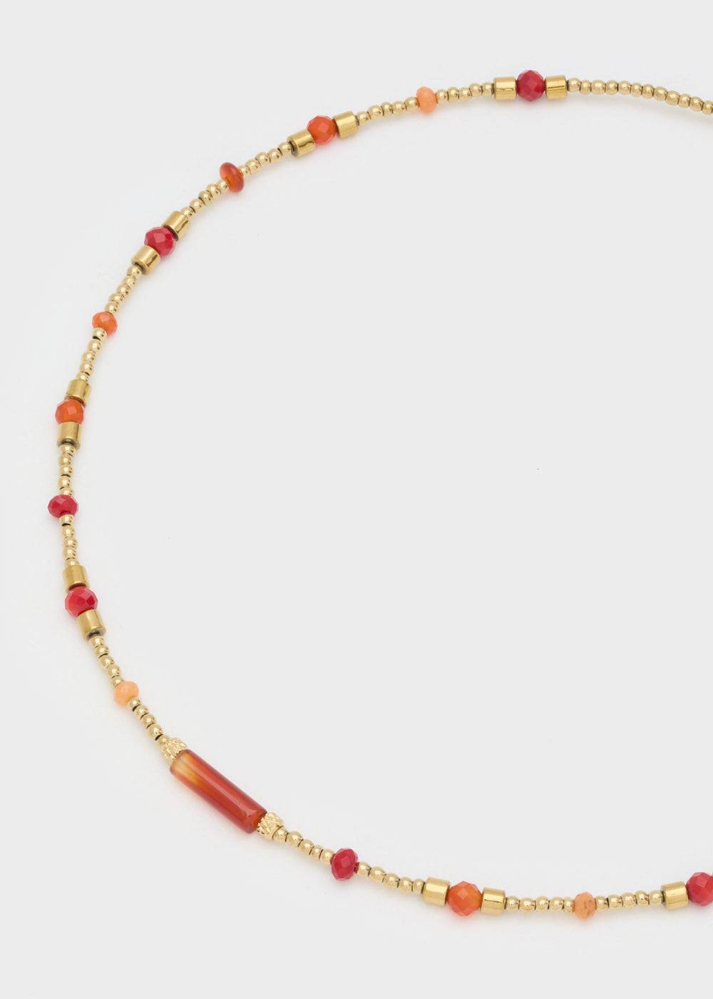 Nalí JOSY S.STEEL NECKLACE W/STONES + COLORS In Saldo