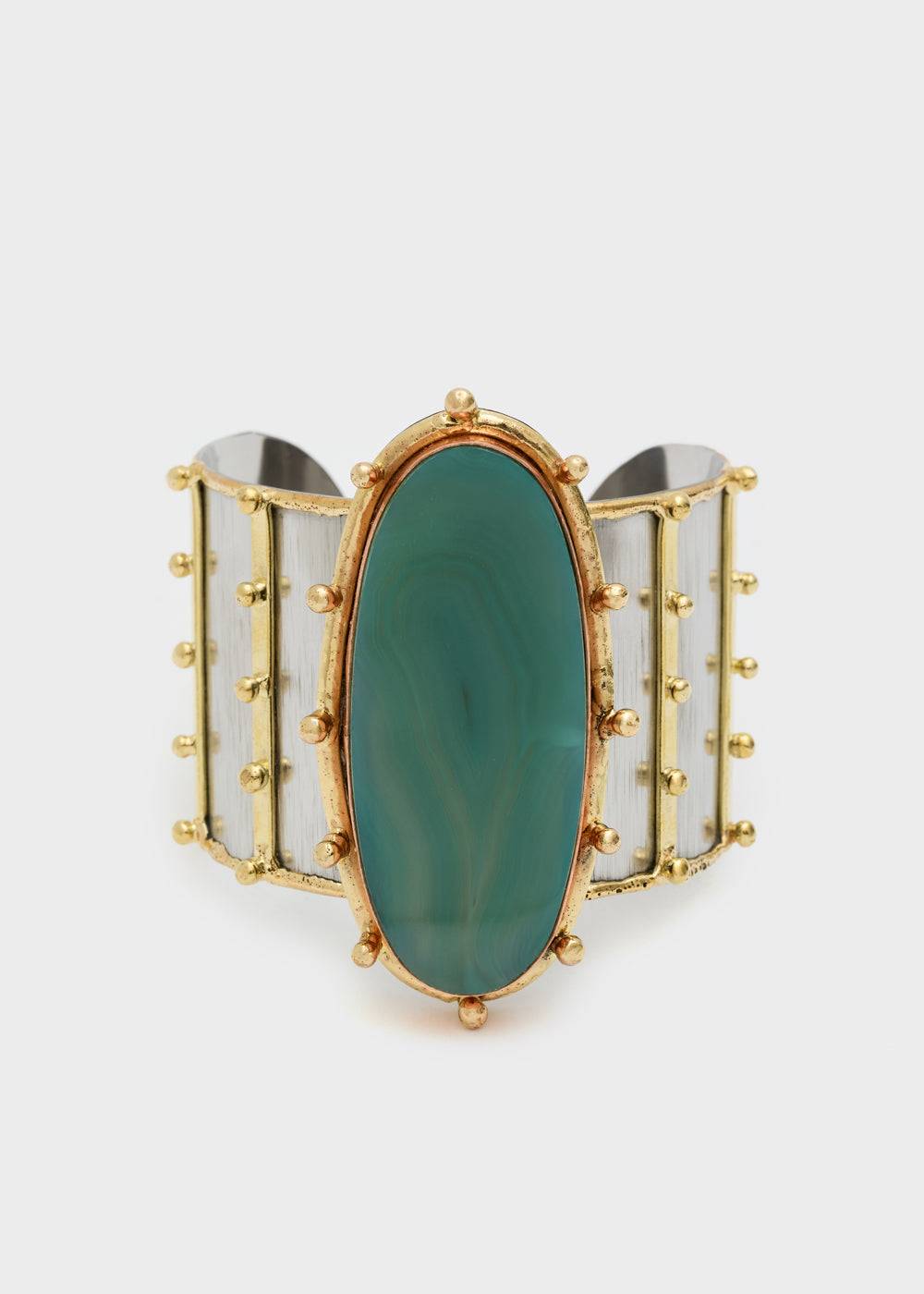 Nalí BANGLE BRACELET W NATURAL STONE + COLORS Italia