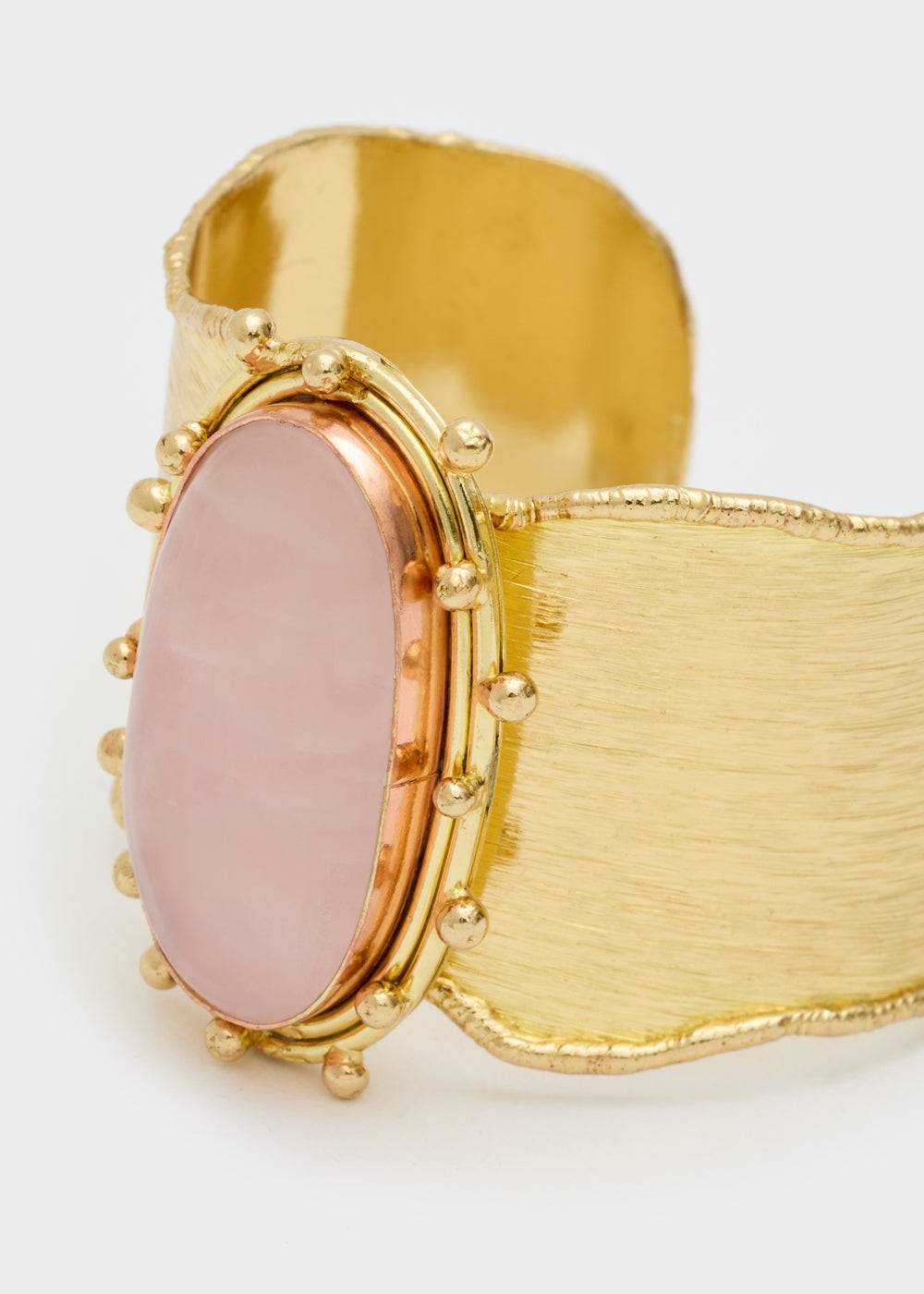 Nalí BANGLE BRACELET W NATURAL STONE + COLORS Italia