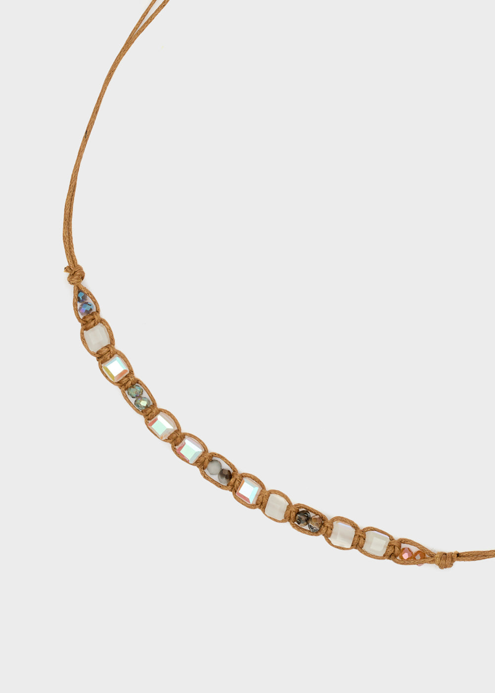 Nalí ROPE NECKLACE W/ BEADS + COLORS Spedizione Gratuita