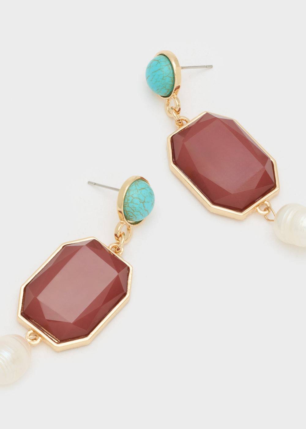 Nalí BRINA EARRINGS WITH PENDANT + COLORS Pezzi Unici