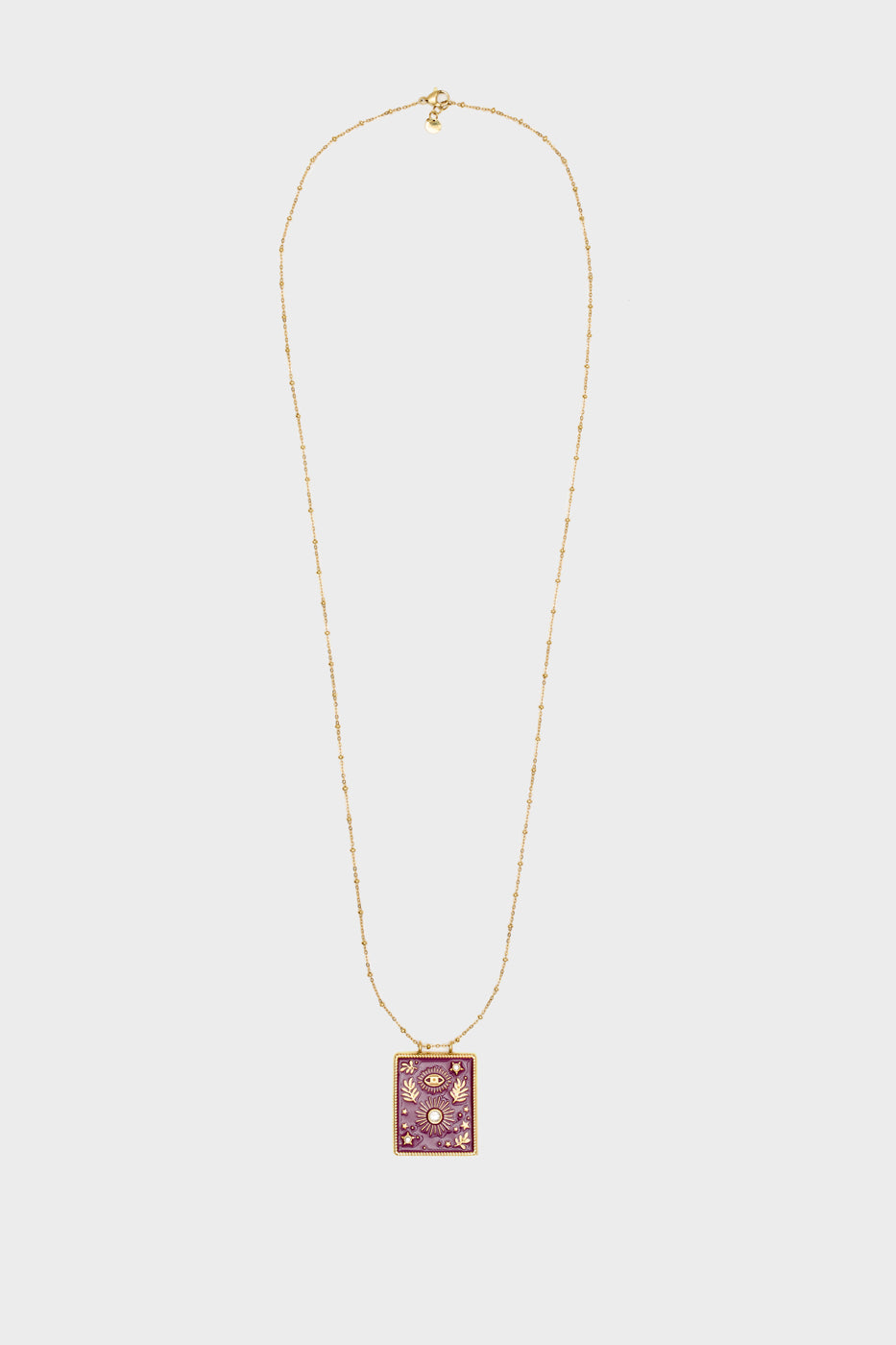 Nalí S.STEEL SOLE BIG NECKLACE GOLD + COLORS Offerte giornaliere
