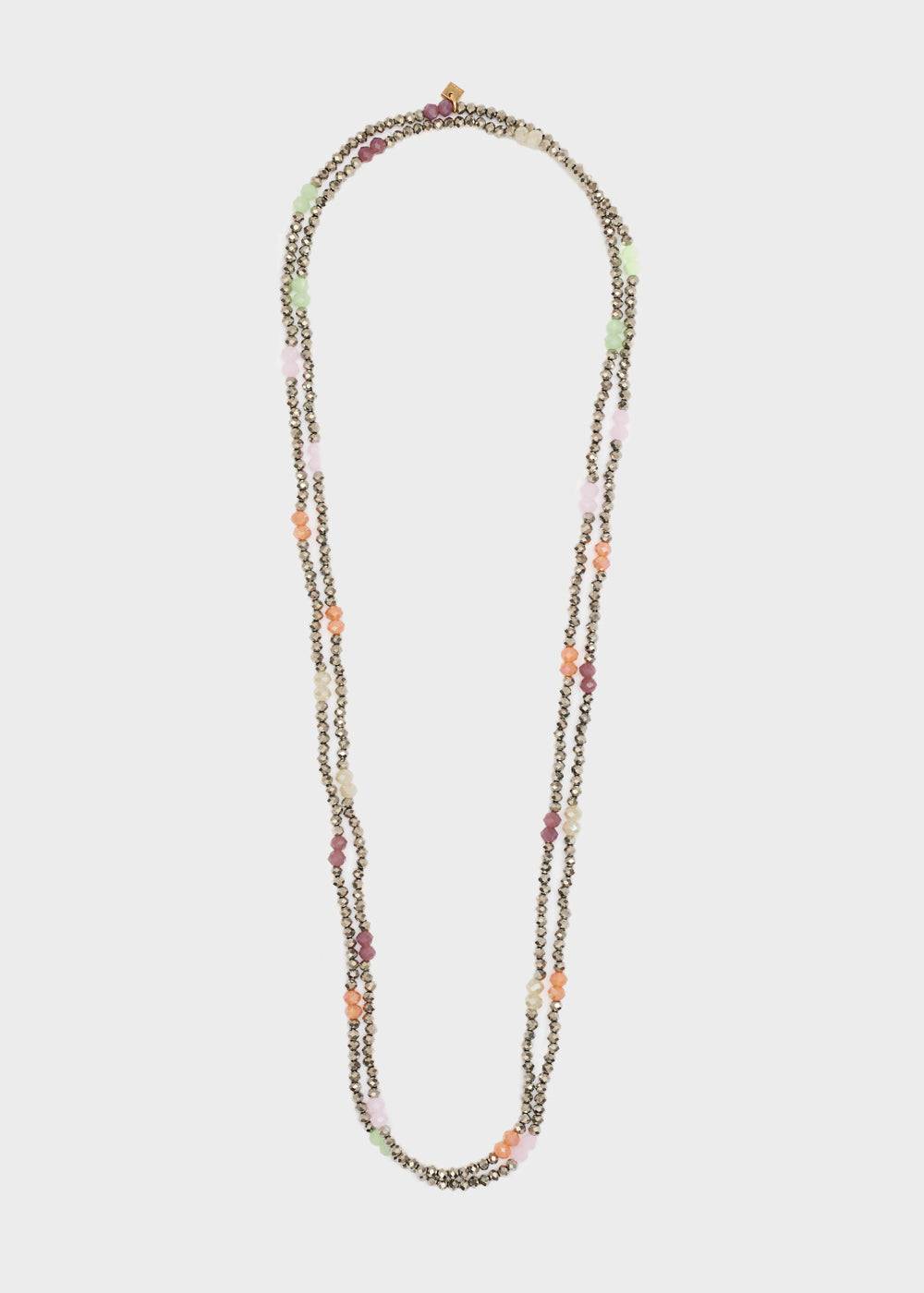 Nalí AURA LONG NECKLACE W/ BEADS + COLORS Novità