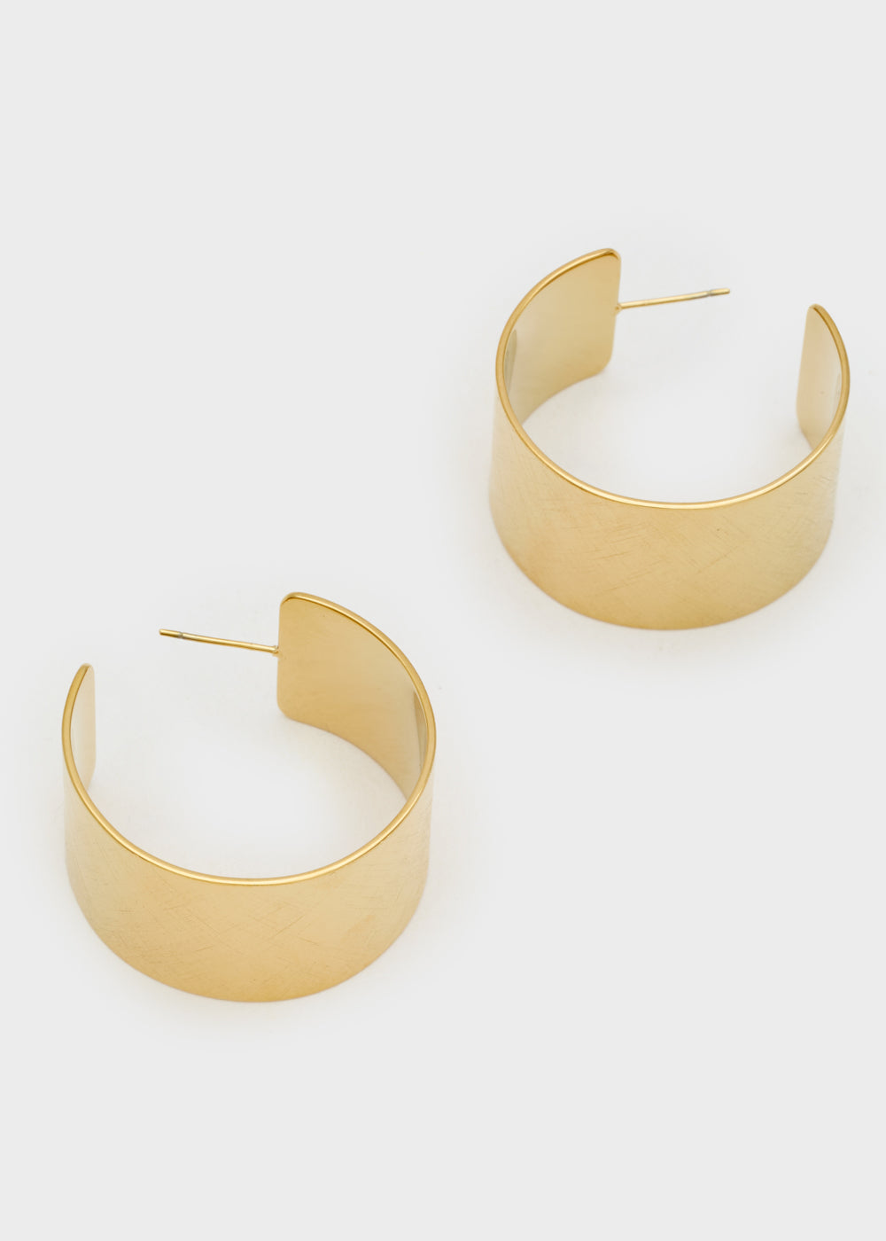 Nalí LARGE HOOP EARRINGS 14KT GOLD PLATED Offerte