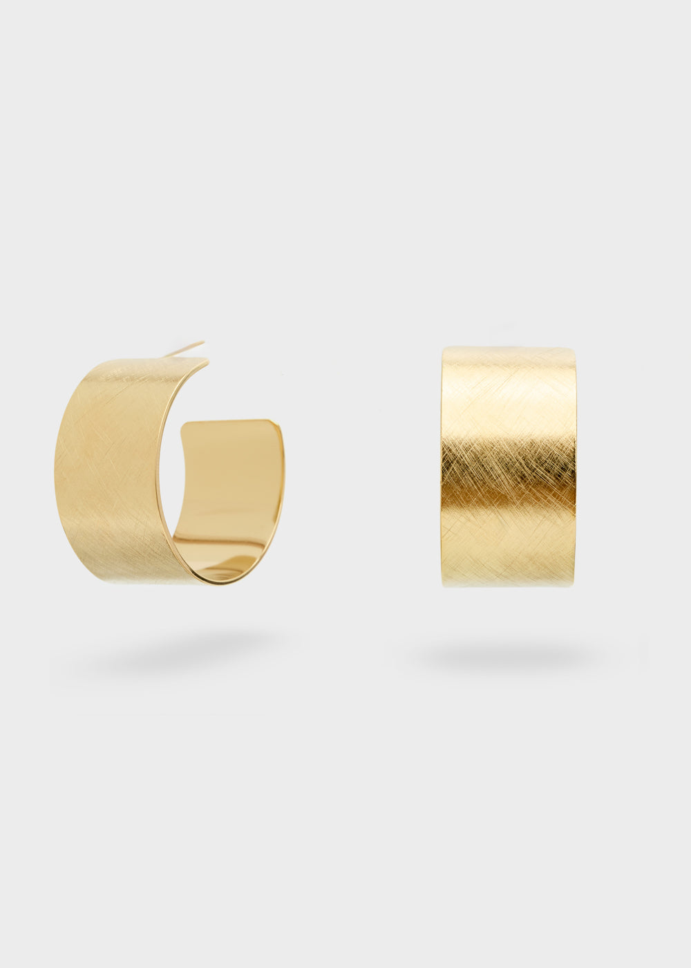Nalí LARGE HOOP EARRINGS 14KT GOLD PLATED Offerte