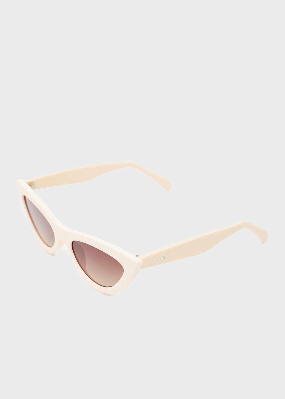 Nalí LORI CAT-EYE SUNGLASSES IN BEIGE Italia