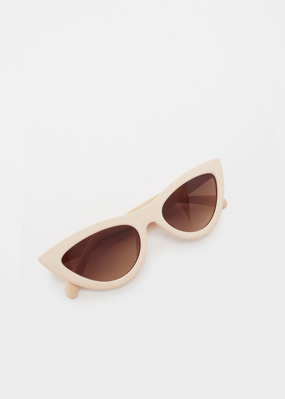Nalí LORI CAT-EYE SUNGLASSES IN BEIGE Italia