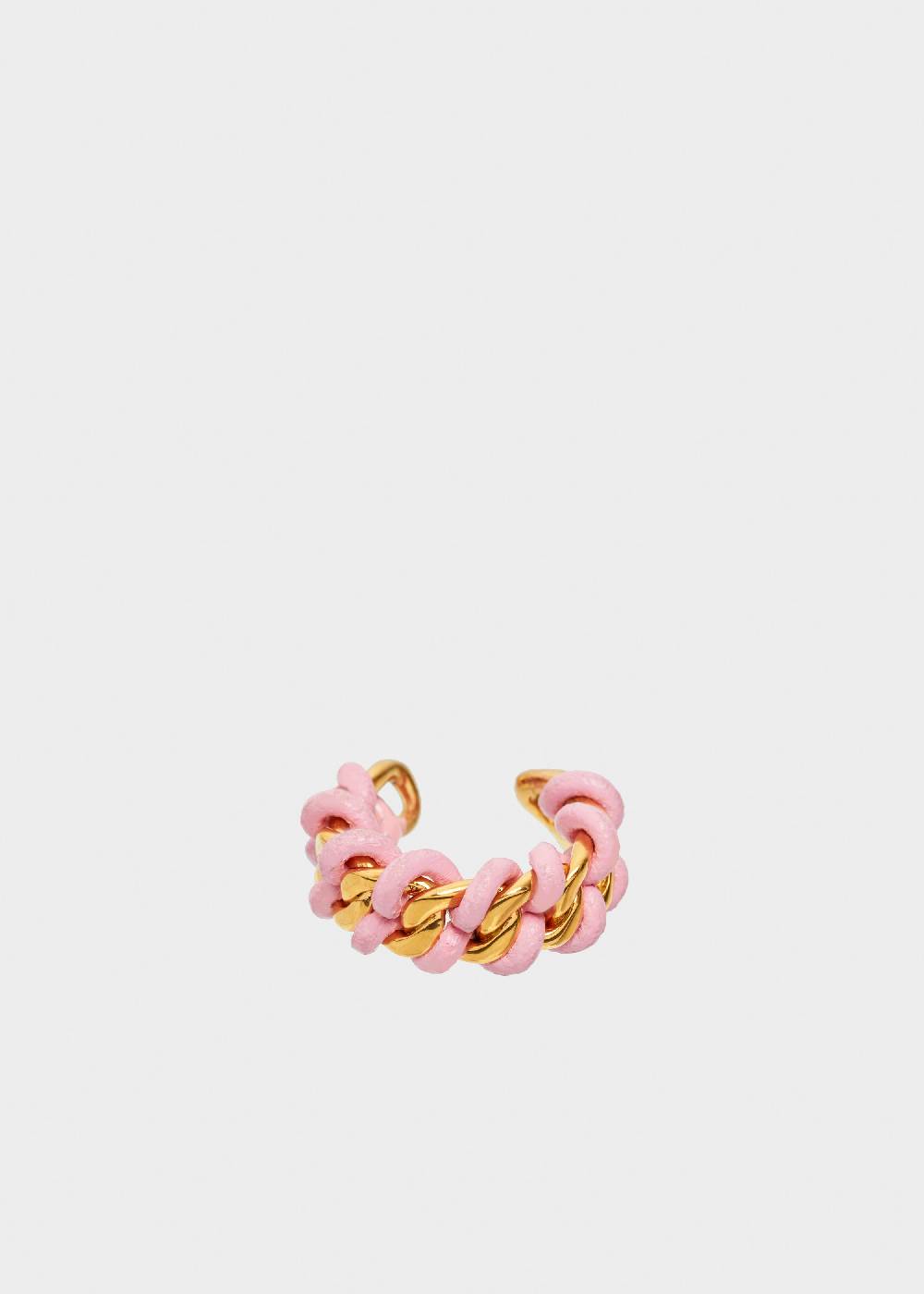 Nalí LYNDIS GROUMETTE RING IN GOLD AND PINK Qualità