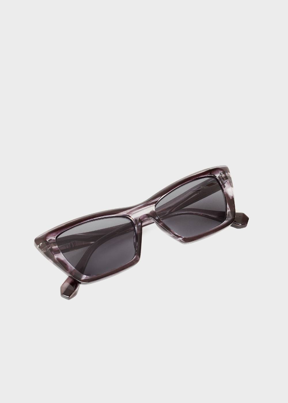 Nalí JINA RECTANGULAR GRAY SUNGLASSES Consegna Veloce