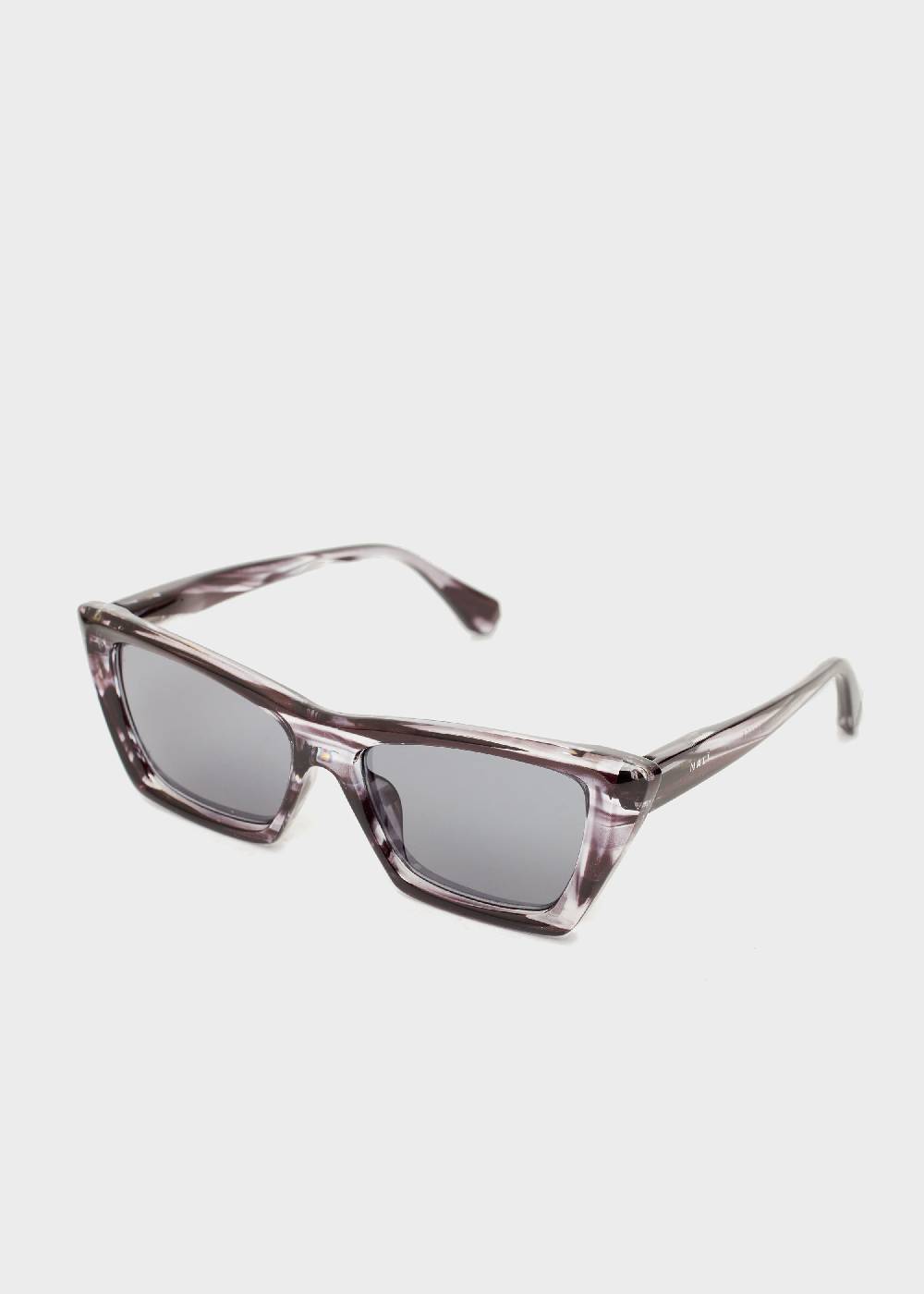 Nalí JINA RECTANGULAR GRAY SUNGLASSES Consegna Veloce