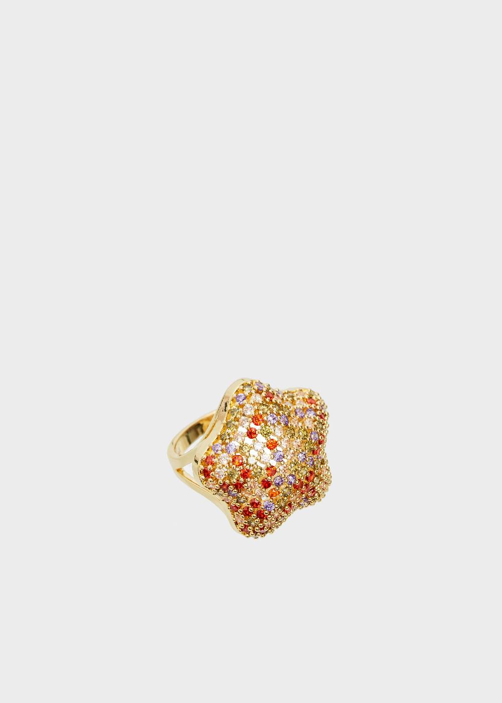 Nalí MABEL STAR RING W/ MULTICOLOR ZIRCONS Sconto