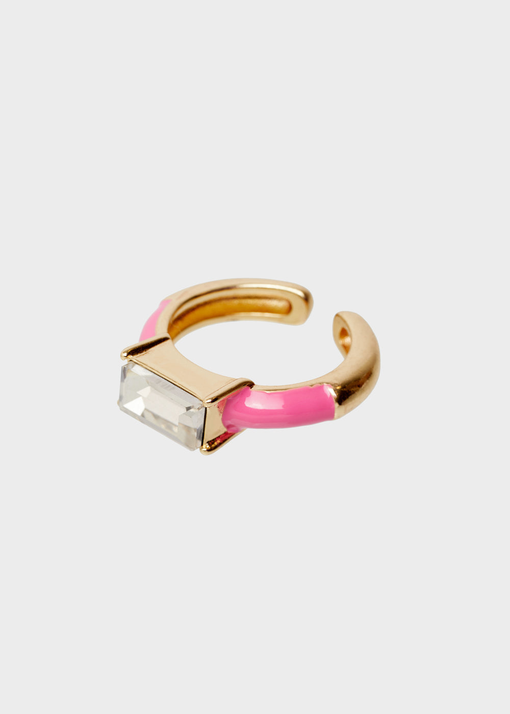 Nalí GLORIA ADJUSTABLE PINK RING W/ STONE Offerta