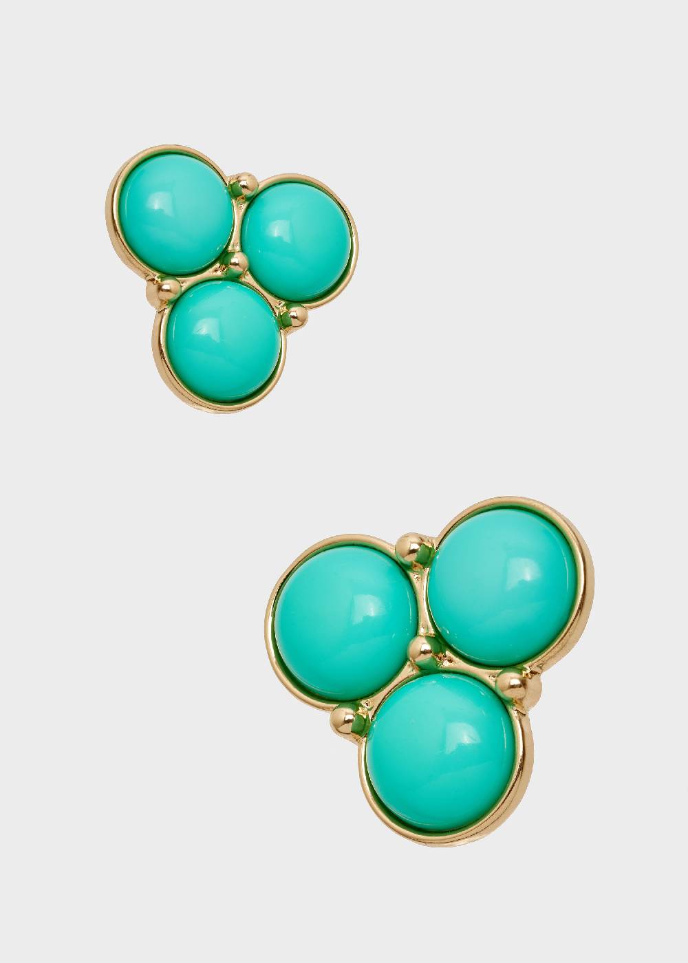 Nalí LIPA EARRINGS IN GREEN RESIN AND GOLD Online