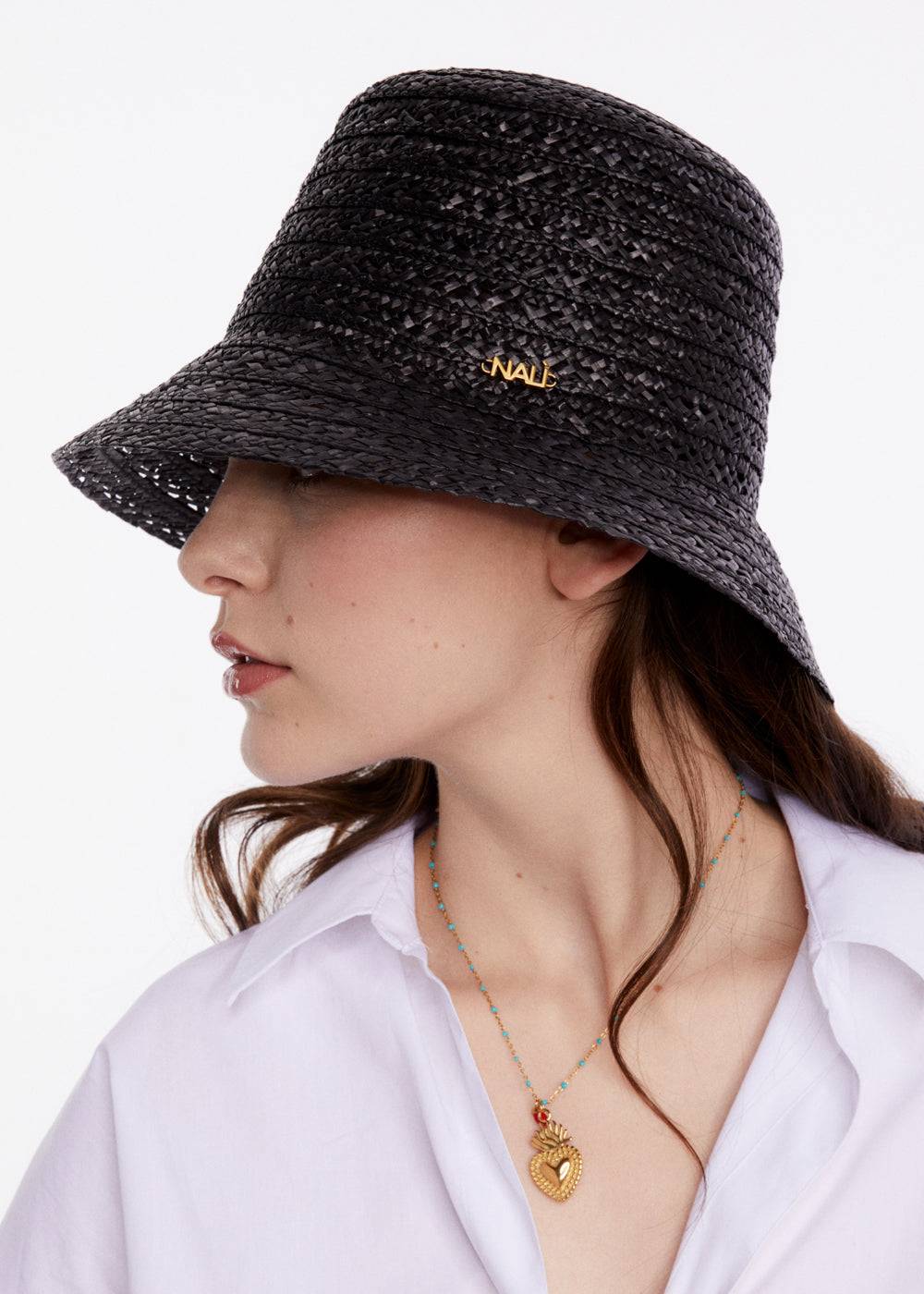 Nalí OCEAN HAT IN STRAW + COLORS Nuova