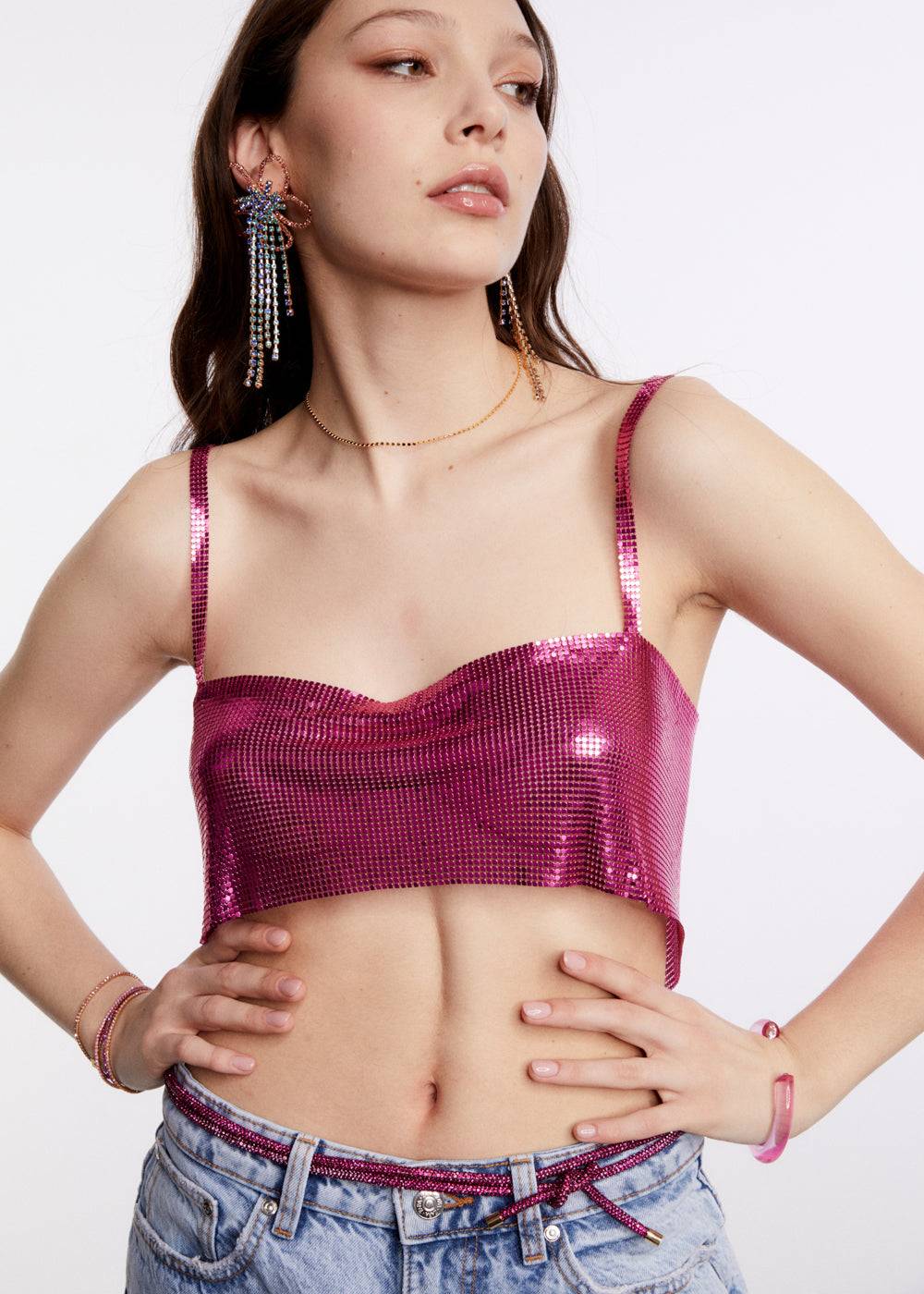 Nalí ELETTRA TOP IN MESH + COLORS 2025