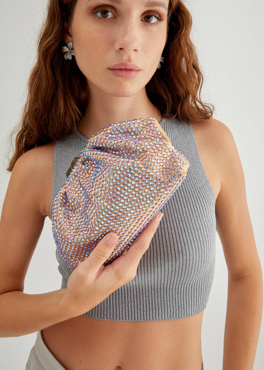 Nalí STELLA SHOULDER BAG W/ STONES + COLORS Acquista Ora