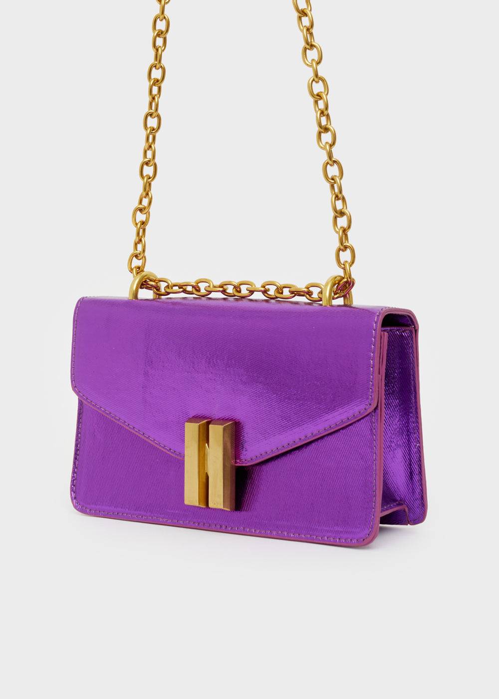 Nalí NATASHA CROSS-BODY BAG METAL + COLORS Novità