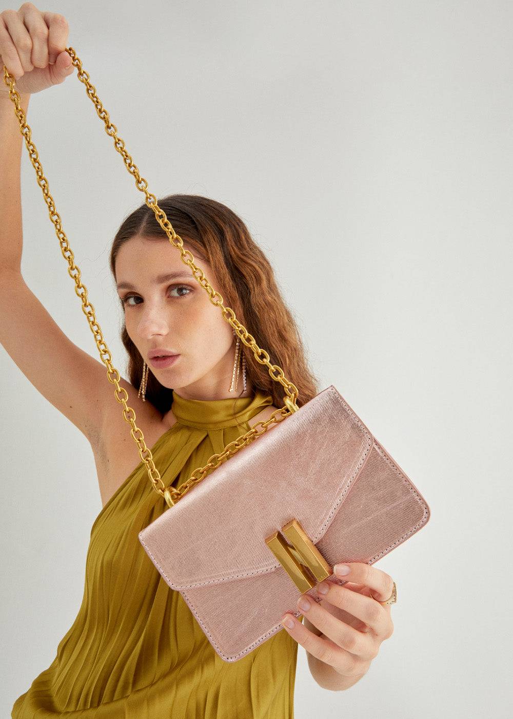 Nalí NATASHA CROSS-BODY BAG METAL + COLORS Novità