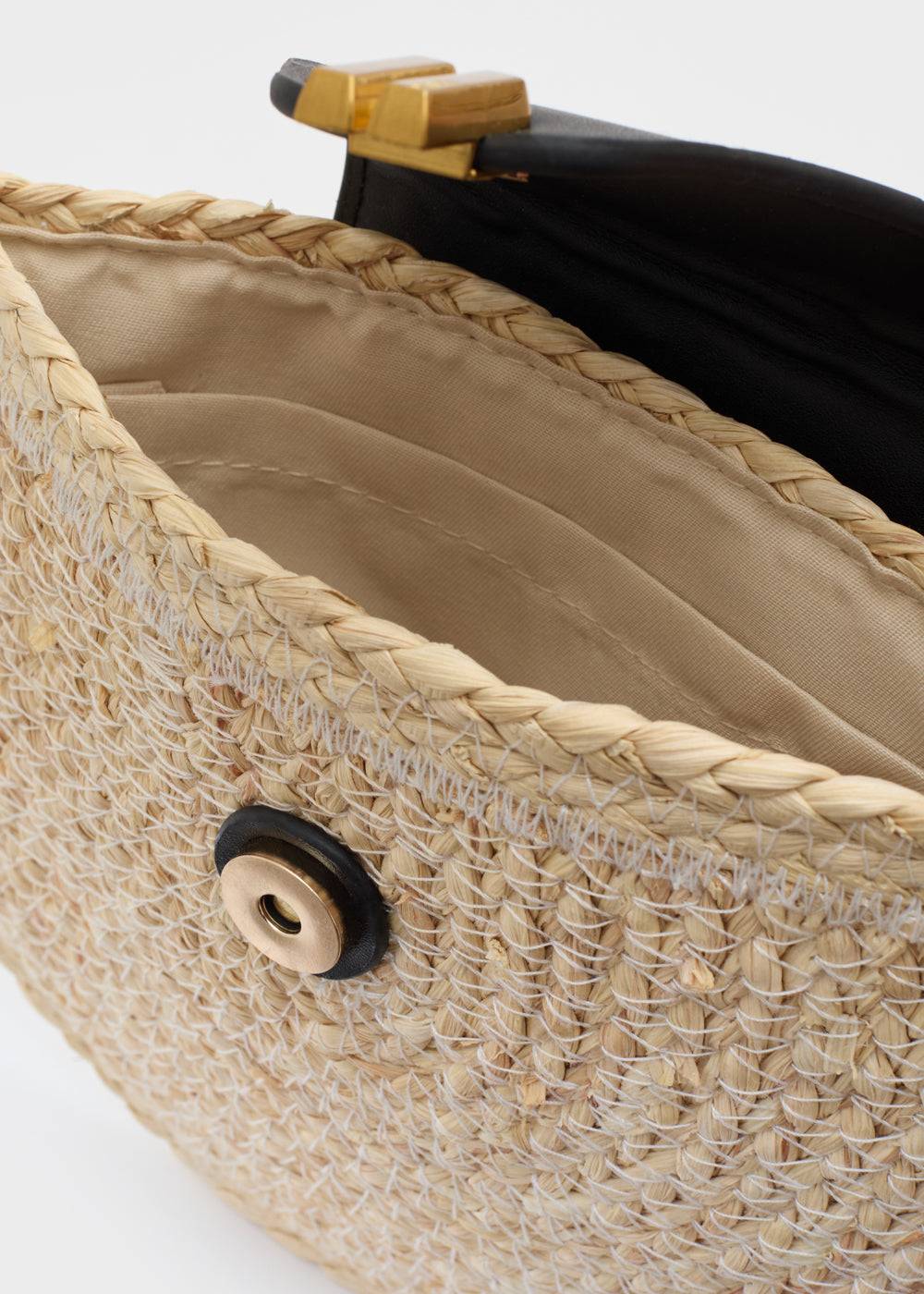 Nalí LAURYN SMALL STRAW BAG NATURAL COLOR Hotsell