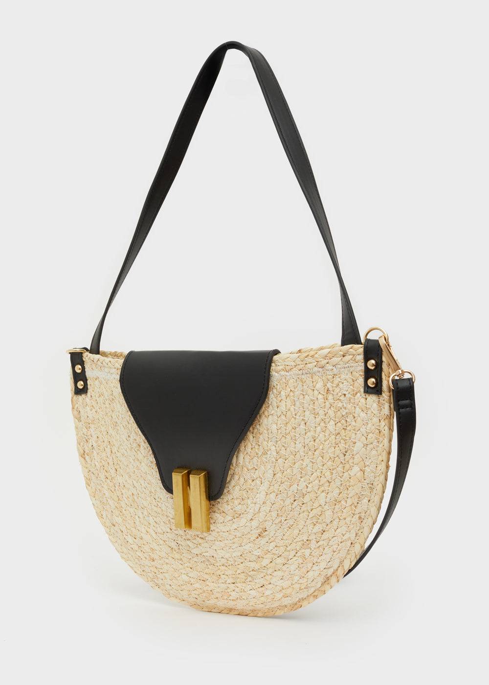 Nalí LAURYN STRAW BAG NATURAL COLOR Vendita Calda