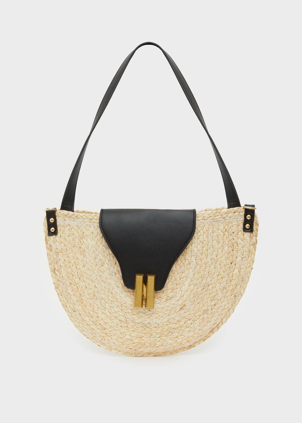 Nalí LAURYN STRAW BAG NATURAL COLOR Vendita Calda