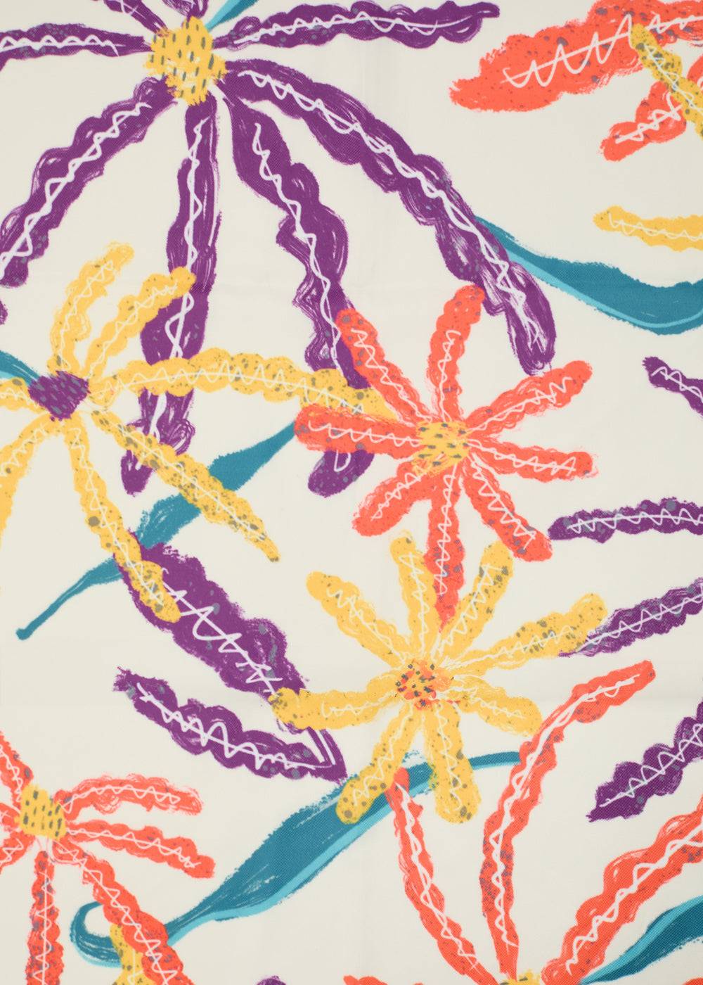 Nalí WHITE FOULARD W/ MULTICOLOR FLOWERS I Più Venduti