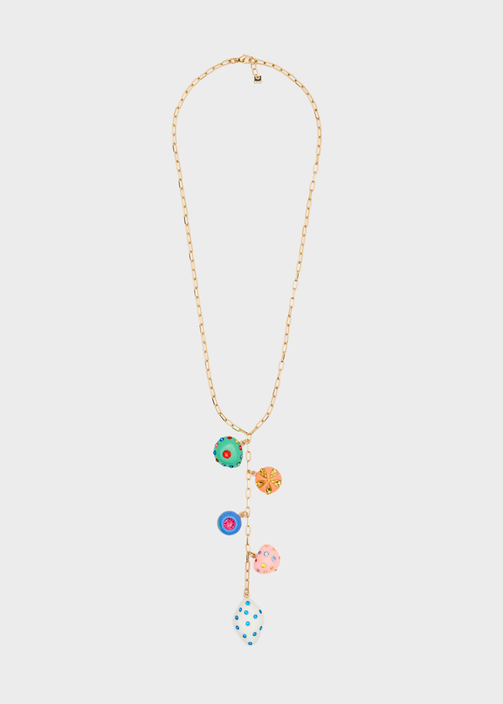 Nalí LONG NECKLACE W/ RESIN MULTICOLOR ELEMENTS Moda