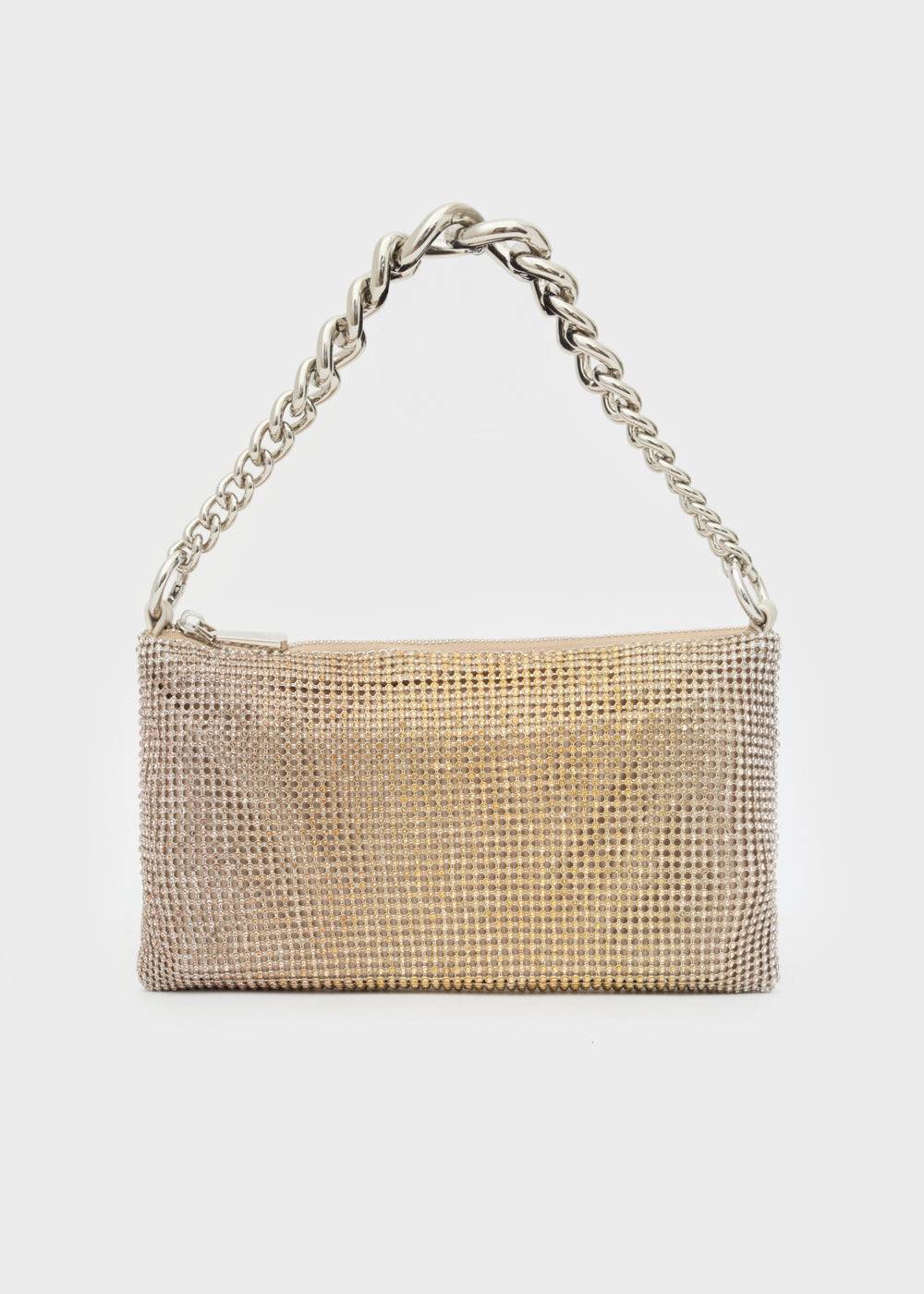 Nalí RAINBOW SHOULDER BAG W/ STONES + COLORS Nuovo