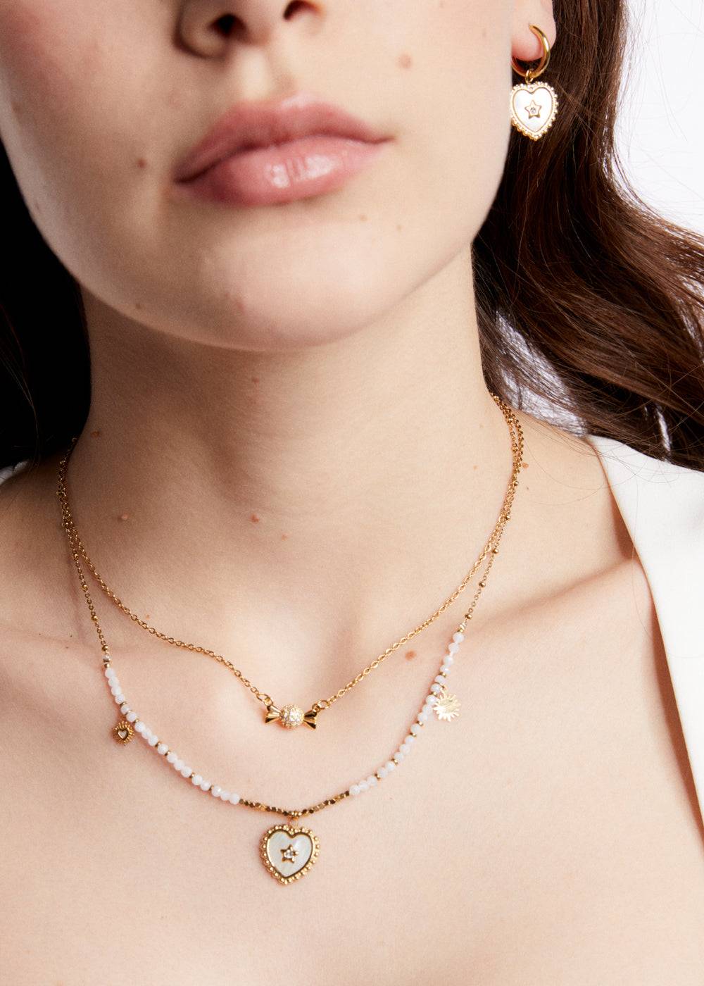 Nalí GOLD NECKLACE W/ CANDY CHARM Presa
