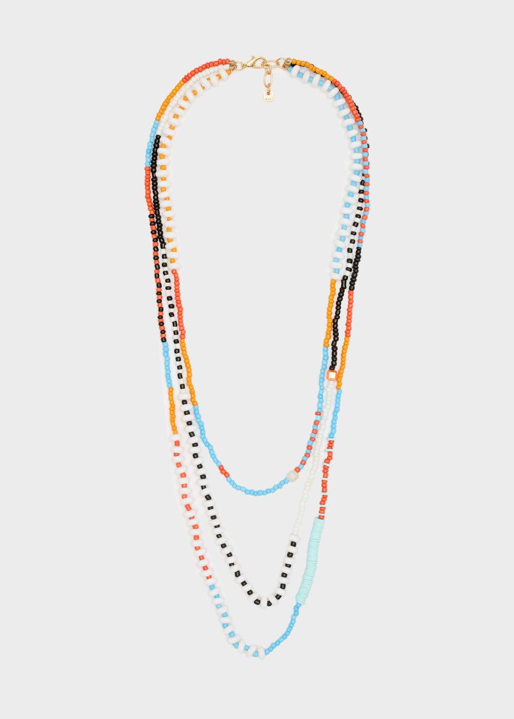 Nalí MULTISTRAND NECKLACE W/ ORANGE BEADS Offerte