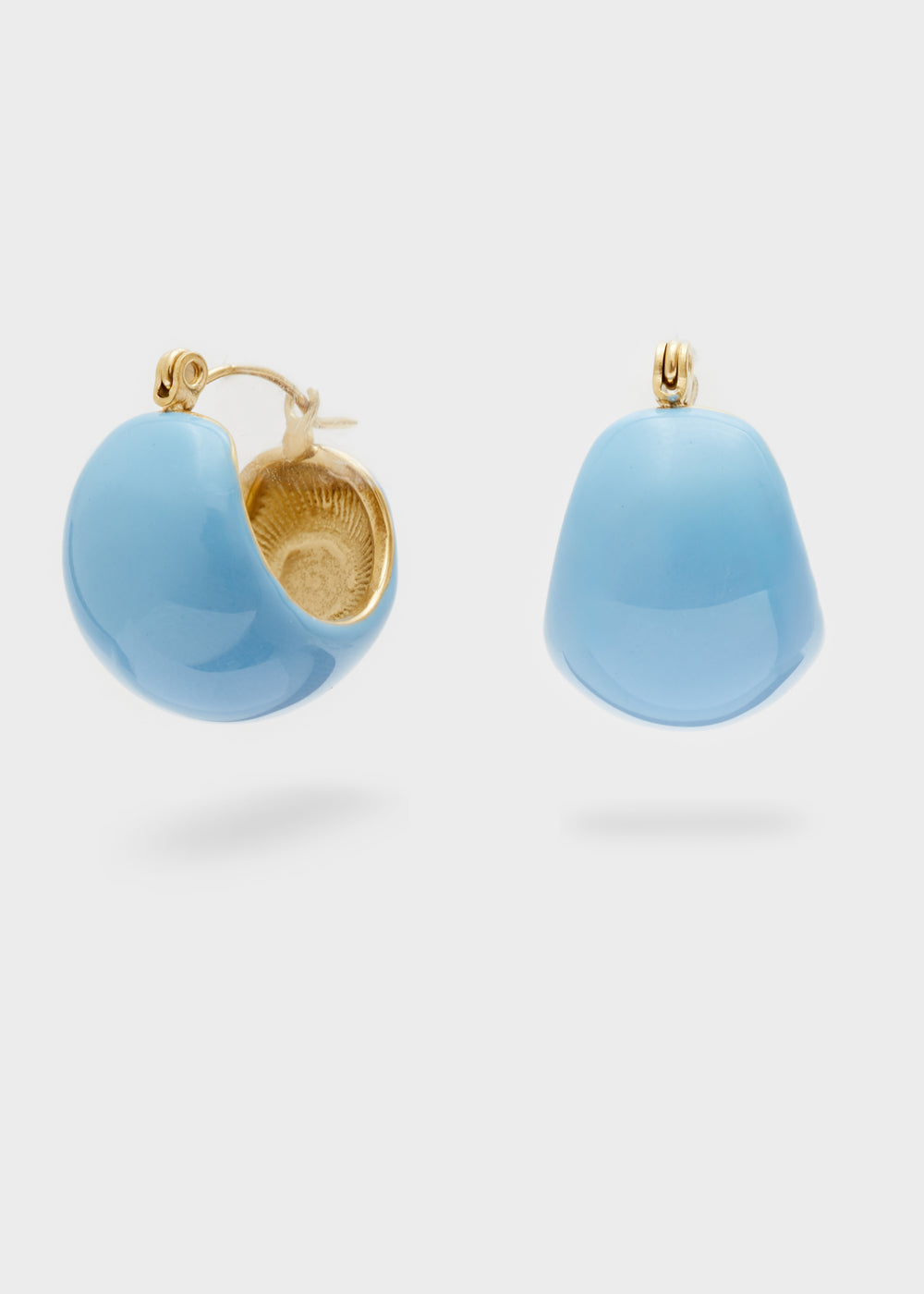Nalí BECCA ENAMEL EARRINGS S.STEEL + COLORS Vendita Economica