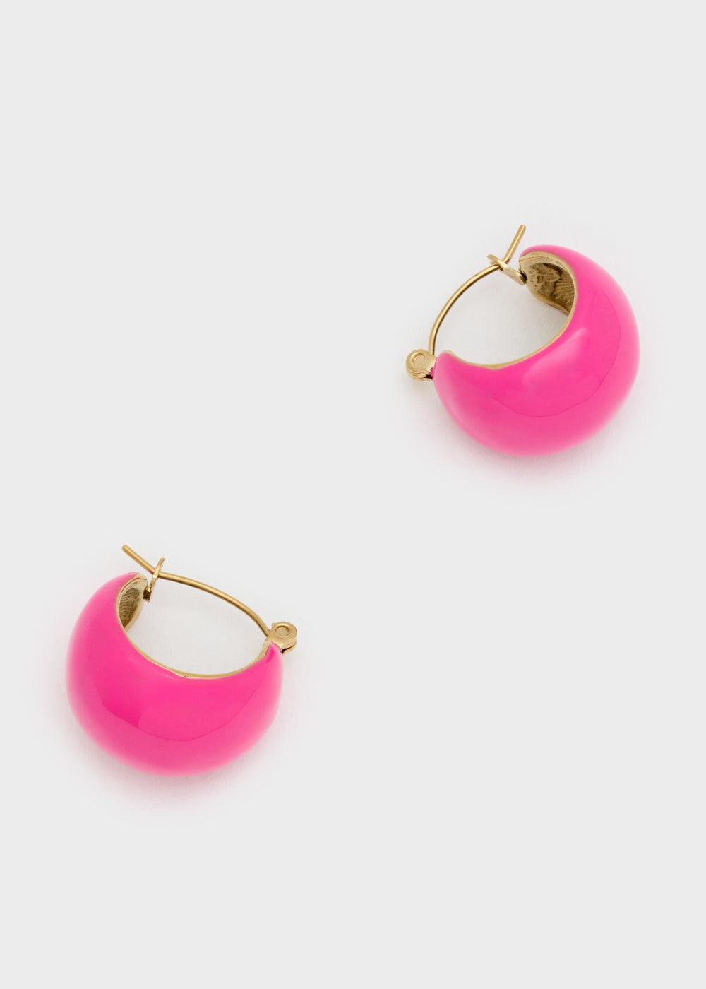 Nalí BECCA ENAMEL EARRINGS S.STEEL + COLORS Vendita Economica