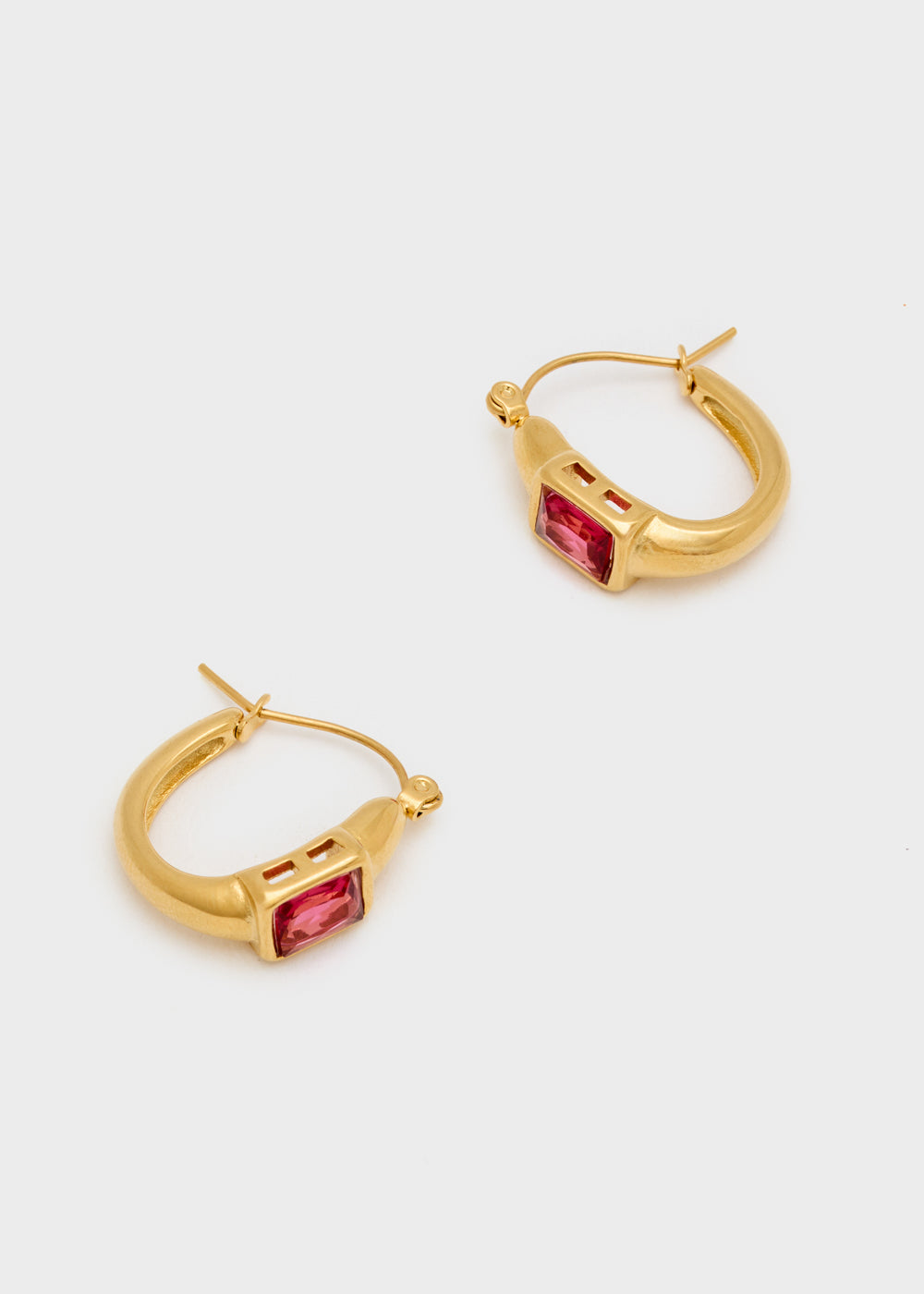 Nalí MILLY HOOP EARRINGS S. STEEL + COLORS Nuova