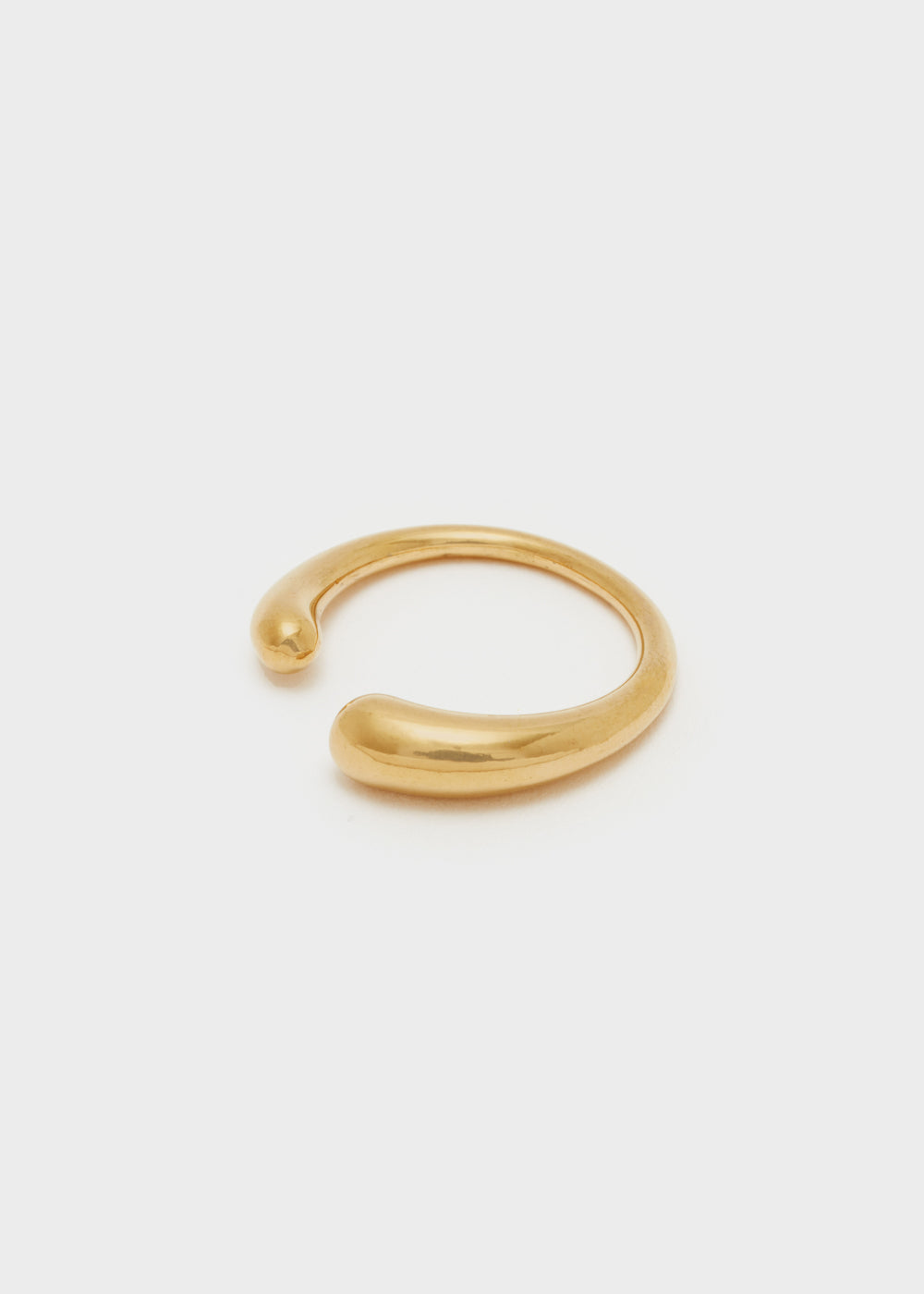 Nalí S.STEEL GOLD ROUND THIN RING Moda