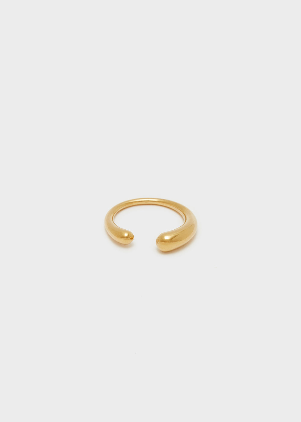 Nalí S.STEEL GOLD ROUND THIN RING Moda