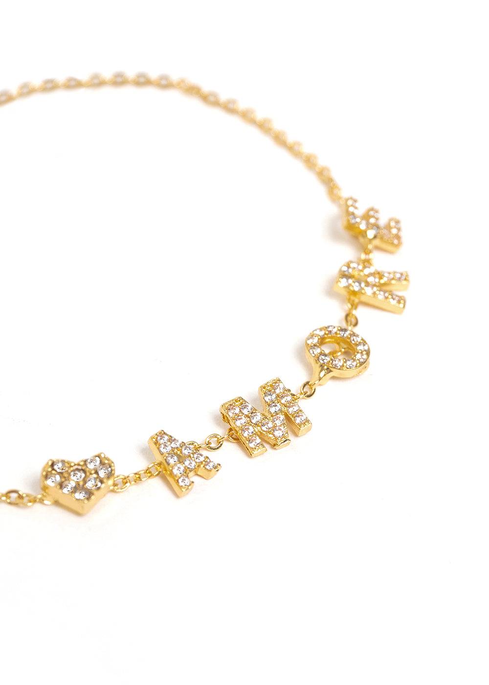 Nalí LOVE & HEART CRYSTAL BRACELET Promozione