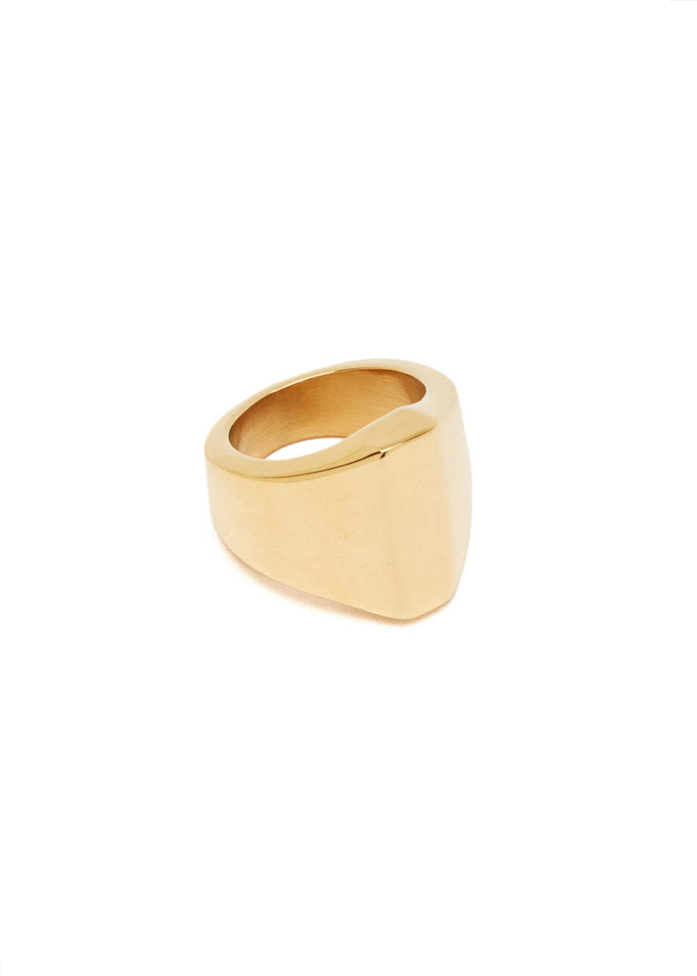 Nalí CHUNKY GOLD RING LETTER SIZE II + LETTERS Pezzi Unici