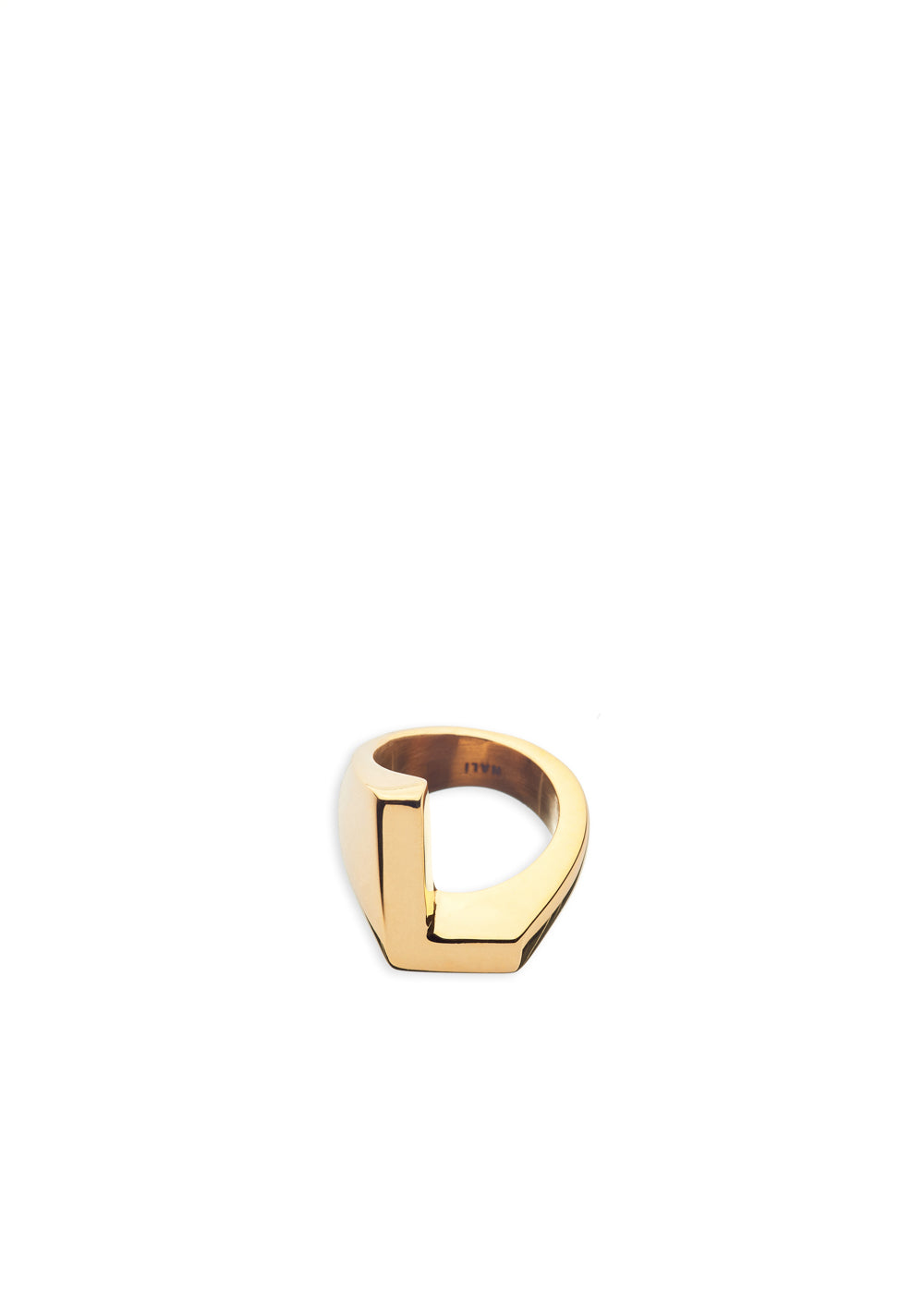 Nalí CHUNKY GOLD RING LETTER SIZE II + LETTERS Pezzi Unici