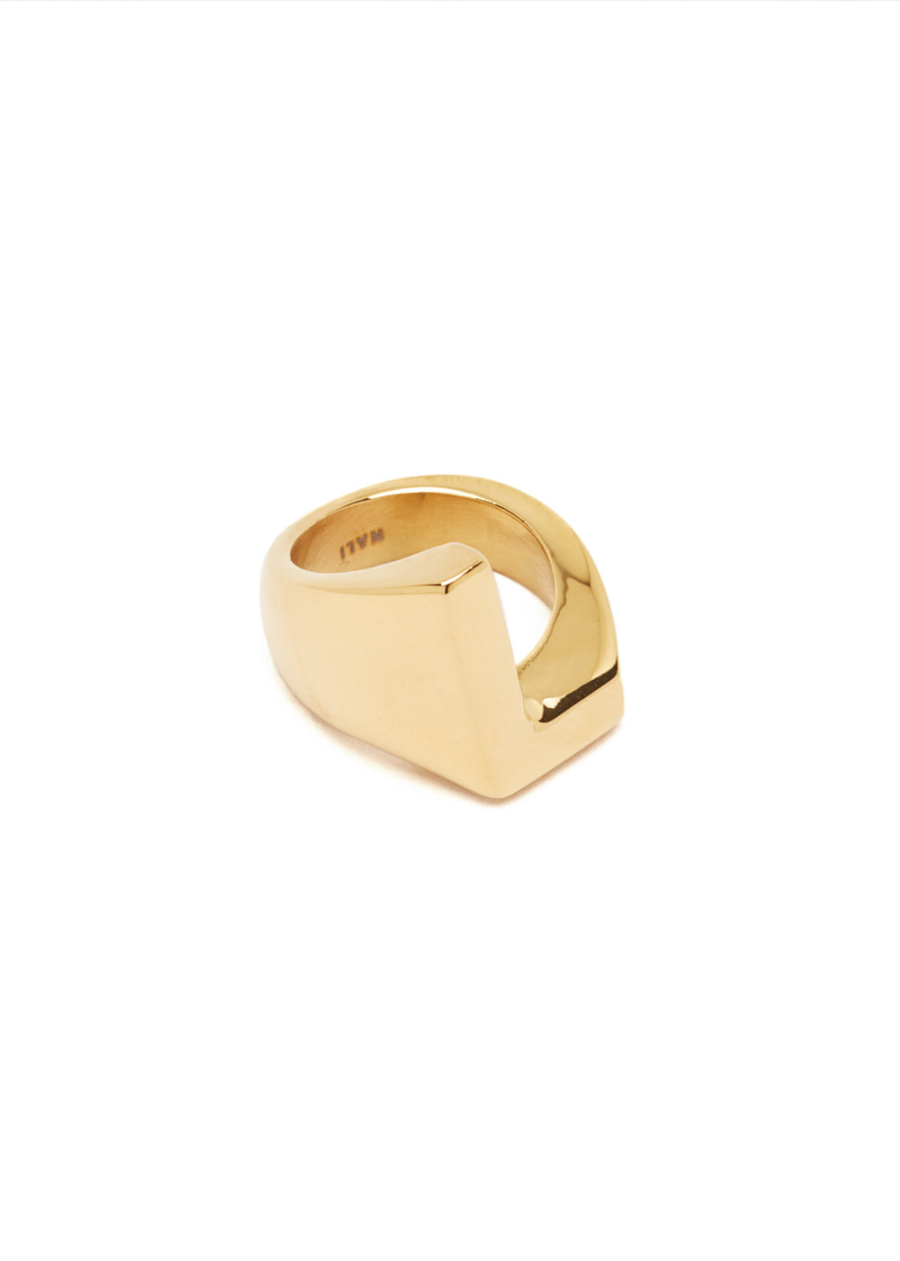 Nalí CHUNKY GOLD RING LETTER SIZE II + LETTERS Pezzi Unici