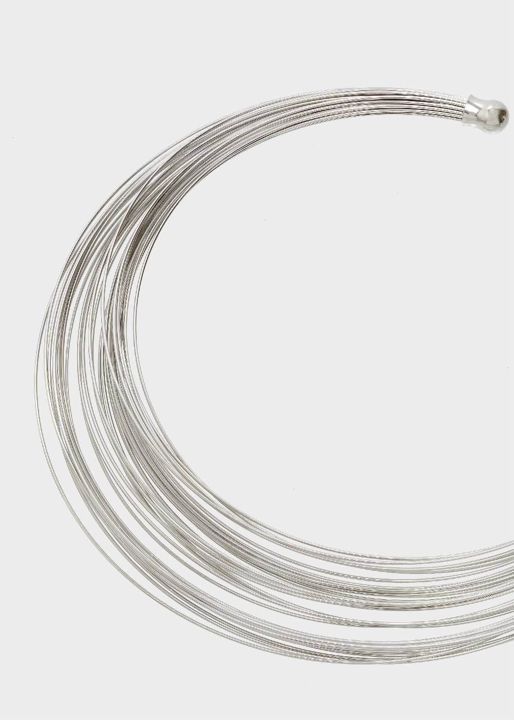 Nalí STAIN. STEEL RIGID NECKLACE IN SILVER Acquista Ora