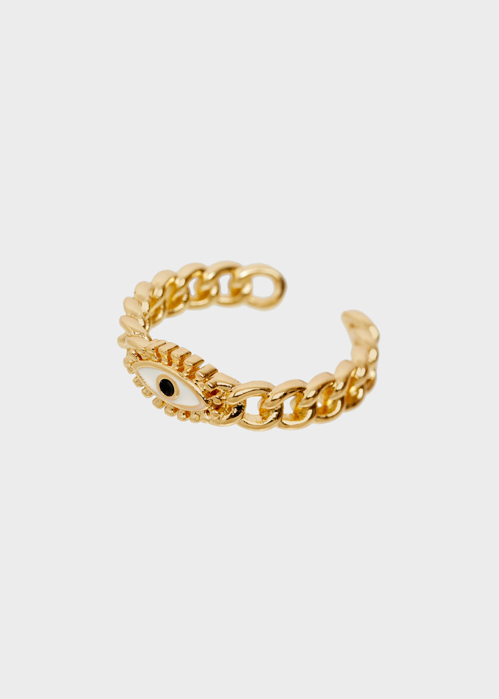 Nalí 14KT GOLD PLATED RING WITH ENAMEL EYE Sottocosto