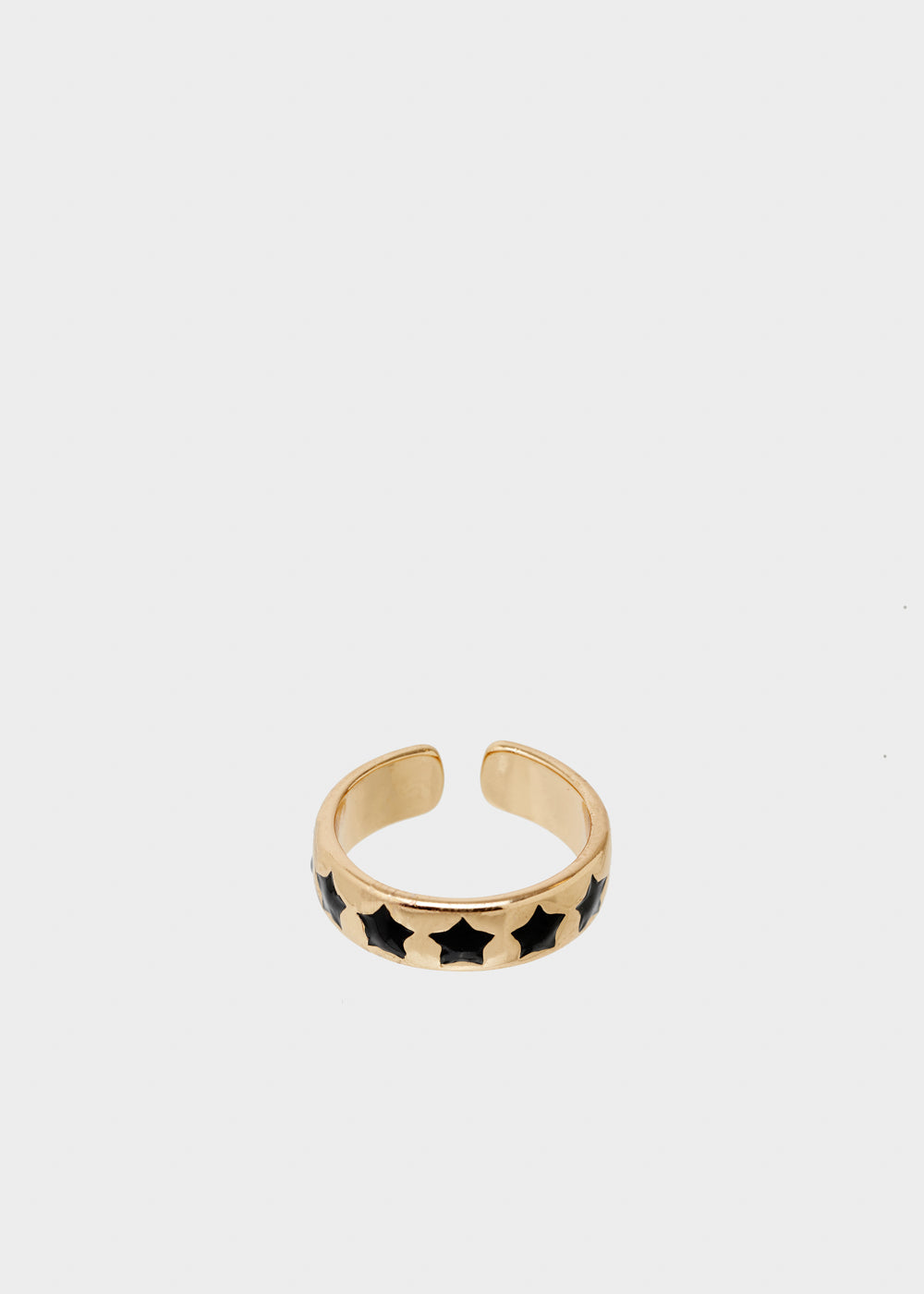 Nalí SUMMY ADJUSTABLE RING W/ BLACK STARS Presa