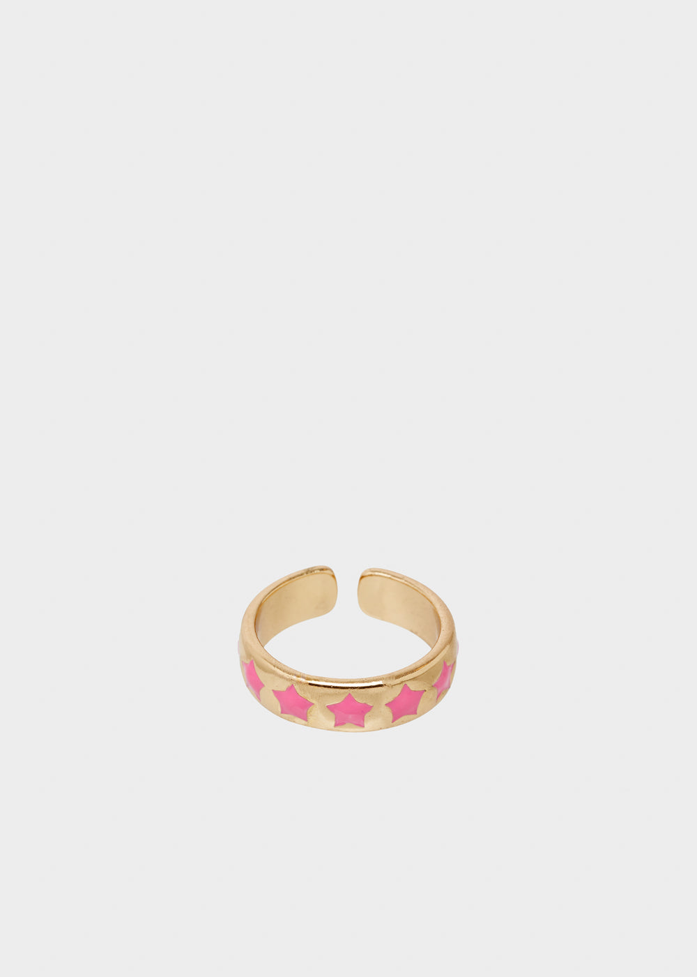 Nalí SUMMY ADJUSTABLE RING W/ PINK STARS Italia