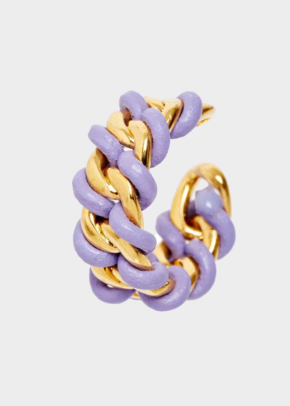 Nalí LYNDIS GROUMETTE RING IN GOLD AND LILAC Promozione