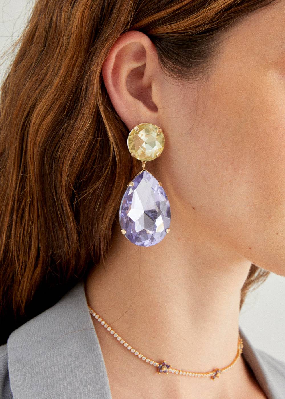 Nalí HYSA TEARDROP EARRINGS STONE + COLORS Shopping Online