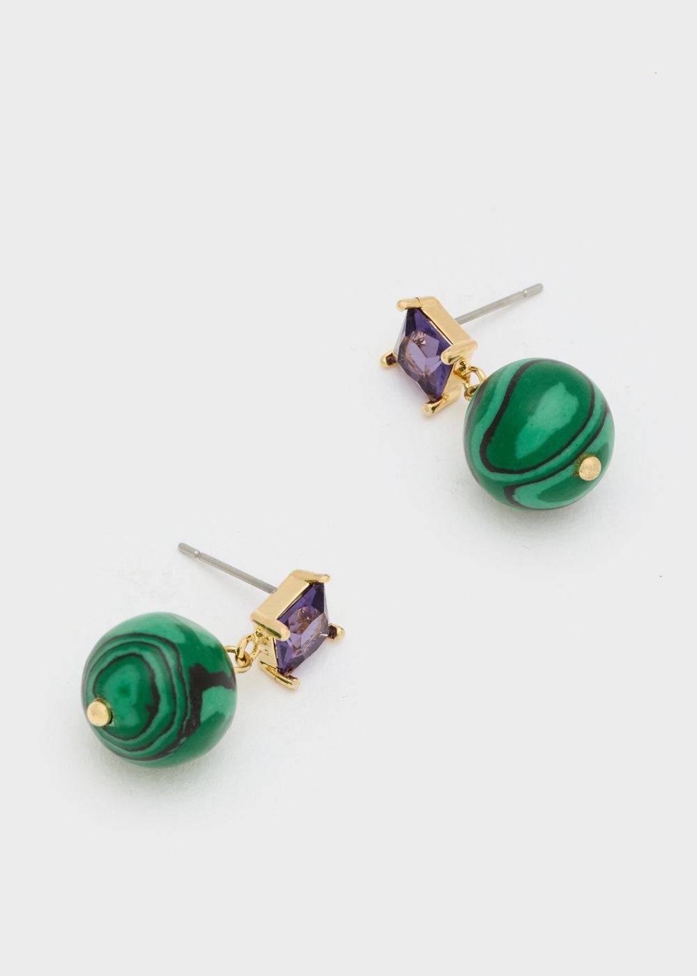 Nalí EARRINGS W/ PEARL + STONE + COLORS Prezzo Ridotto